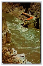 Hells Gate Fishery Fraser Canyon British Columbia BC UNP Chrome Postcard C21 picture