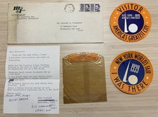 1939 NY World's Fair Decals With Mailer and Original Envelope picture