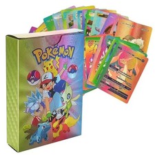 Pokemon 55 CARDS Foil Laser Color PACK TCG GX Vmax GX Card Charizard Rare picture