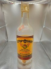 Vintage Stop & Shop Deluxe Kentucky Straight Bourbon Whiskey Bottle picture