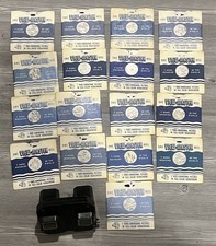 Vtg 1940s Sawyer’s Bakelite View-Master + 17 Reels 7 More Wonders Of The World picture