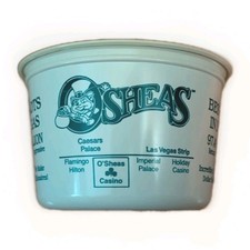 Vintage O'Sheas Las Vegas Casino Token/Coin Plastic Cup Bucket Retro Collectible picture