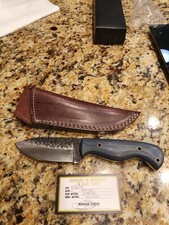 cfk cutlery company hand made knifes 1095 HC Hammered Finished numbered knife#32 picture