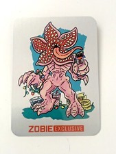 ZOBIE BAM BOX RARE STRANGER THINGS METAL TRADING CARD LIMITED TO ONLY 50 picture