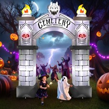 Kalolary 10FT Tall Halloween Archway Inflatables picture
