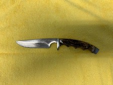 Vintage Friodur JA Henckels Solingen Germany Stag Handle Hunting Knife picture