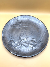 Antique Kayserzinn Pewter Charger Platter 4286 Art Nouveau Jugendstil Floral 13