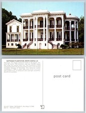 Nottoway Plantation White Castle LA Mansion Postcard picture