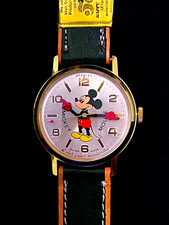 Vintage Bradley Disney Mickey Mouse 50th Anniversary Watch | RUNS FAST picture