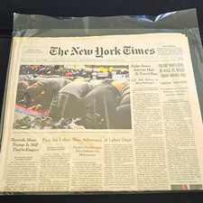 The New York Times Newspaper Late Edition Saturday February 4, 2017 picture