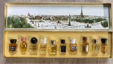 Vintage Les Meilleurs Parfums de Paris Miniature Perfume Set 10 FULL Bottles picture