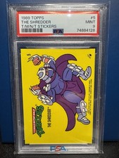 1989 Topps Teenage Mutant Ninja Turtles The Shredder PSA 9 picture