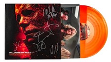 HALLOWEEN KILLS: JAMIE LEE CURTIS, JOHN CARPENTER +2 SIGNED SOUNDTRACK ALBUM PSA picture