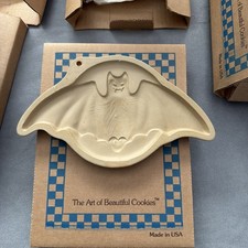 Brown Bag Cookie Art 1997 Hill Design Bat Cookie Mold picture
