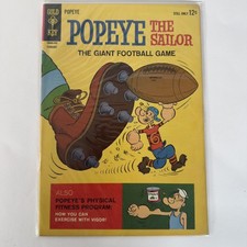Popeye the Sailor #71 Gold Key 1964 Silver Age Comic Giant Football Game picture