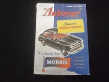 1955 OCTOBER 21 THE AUTOCAR MAGAZINE - CHANGE AT EARLS COURT - BRITISH - J 7837 picture