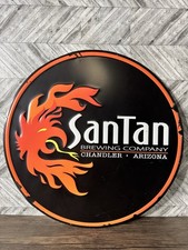 SanTan Brewing Company Chandler Arizona Embossed Tin Beer Sign 23.5
