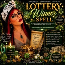 Ultra Lucky Lottery Winner Ritual Money Spell Jackpot Prosperity Big Winner 🍀 picture