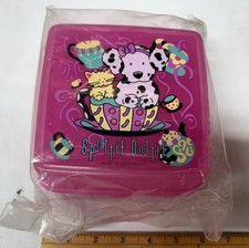 Rare Sanrio 1995 Spottie Dottie Bento Lunch Box Sandwich Sized By Hello Kitty picture