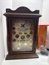 Regency Products Vintage 1974 Constitution Coin Reproduction Set Framed RARE picture