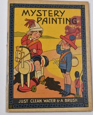 Vintage Mystery Painting Childrens Water Color Painting Book Booklet picture