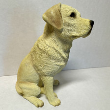 Sandicast MS118 Yellow Labrador Retriever Resin Figurine Handmade Handpainted picture