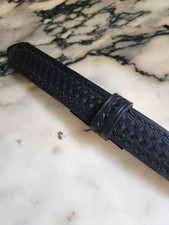 Vintage/Rare Safariland Comp Belt Model 028, Bas. Blk. Size 38