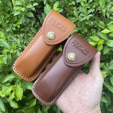 Leather Knife Sheath fits for Buck 110 Folding Hunter to 5