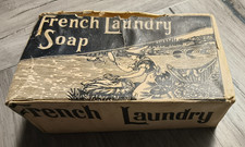 Antique 1890's FRENCH LAUNDRY SOAP Bar Kendall Mfg Est. 1827 Providence RI picture