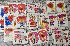 1974/75 McDonald's Valentine Cards VTG Lot Paper Ephemera Uncut New Unwritten On picture