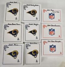 Set of 9 St. Louis Rams Ornaments in Box (2005-2011,2013,2014) picture