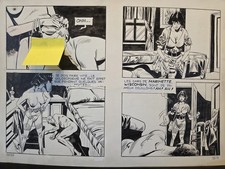 Port of Call Original Comic Art 🔥🔥🔥Erotic War pg 20/21 picture