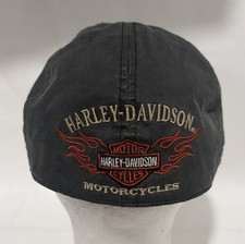 Harley-Davidson Motor Cycles Flat Hat Driving Cap Newsboy Paperboy XL picture