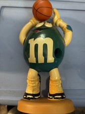 Rare Green M&M’s Basketball Candy Dispenser 12” Sports Figure Vintage picture