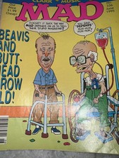 MAGAZINE Mad Mag 1995 #336 Beavis and Butthead (EXCELLENT) June Vintage Original picture