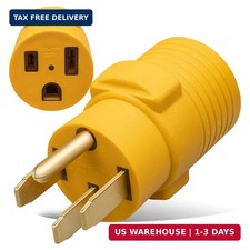 Nema 14-50P to 6-50R Welder Compact Adapter Cord, 50 Amp 4 Prong RV Generator Ma picture