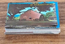 Vintage Churches Religion Postcard Lot Of 89 Most Unposted US & World picture