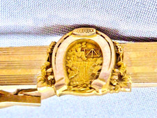 Vintage Olympia Brewery Good Luck Horseshoe TUMWATER FALLS TIE BAR picture
