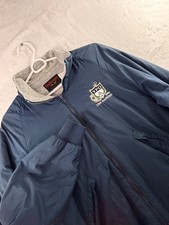 Dunbrooke Pla-Jac Men’s Gray USS Ranger 1991 Jacket Size L Vintage CV-61 picture