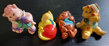 4 Vintage 1985 Cabbage Patch Kids Koosas PVC Mini Cat Figurines OAA Coleco picture