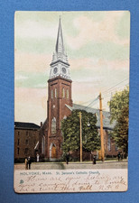 1910 undivided Tuck #5523 postcard St. Jerome's Catholic Church HOLYOKE MA picture