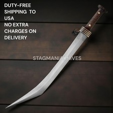 Handmade Forged In Fire J2 Steel Hunting Spartacus Sica Sword of Roman Empire picture