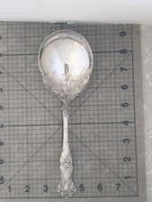 International Silver Vintage Casserole Berry Spoon Large Silverplate Rogers 1904 picture