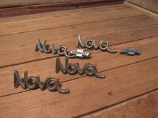 Vintage LOT 1970's Chevrolet Nova Emblems Chevy GM - Junkyard Parts picture