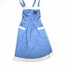 Vintage NWT YVES SAINT LAURENT (YSL) Blue & White Apron picture