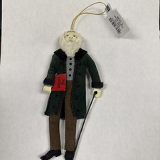 Charles Darwin Cloth Figure Hanging Decoration Ornament  Handmade picture