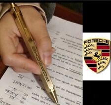Porsche Series Ballpoint Pen Gold 0.7mm ink refill without box - picture