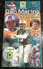 Publix Dan Marino Heart of a Champion VTG VHS Sealed Tape Miami Dolphins 2000 picture