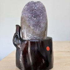 3.9LB Large Natural Amethyst Geode Cluster Crystal Mineral Specimen Healing picture