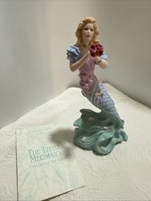 Lenox Little Mermaid Princess of the Sea 1993 Figurine COA Box 24K Gold picture